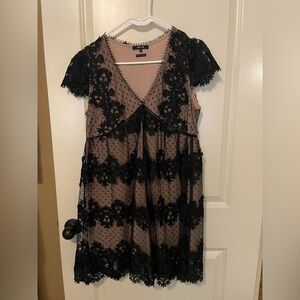 Black Lace Miss Me Dress
